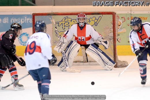 2013-12-14 Diavoli Sesto-Hockey Milano Rossoblu U14 0577 Davide Fadani